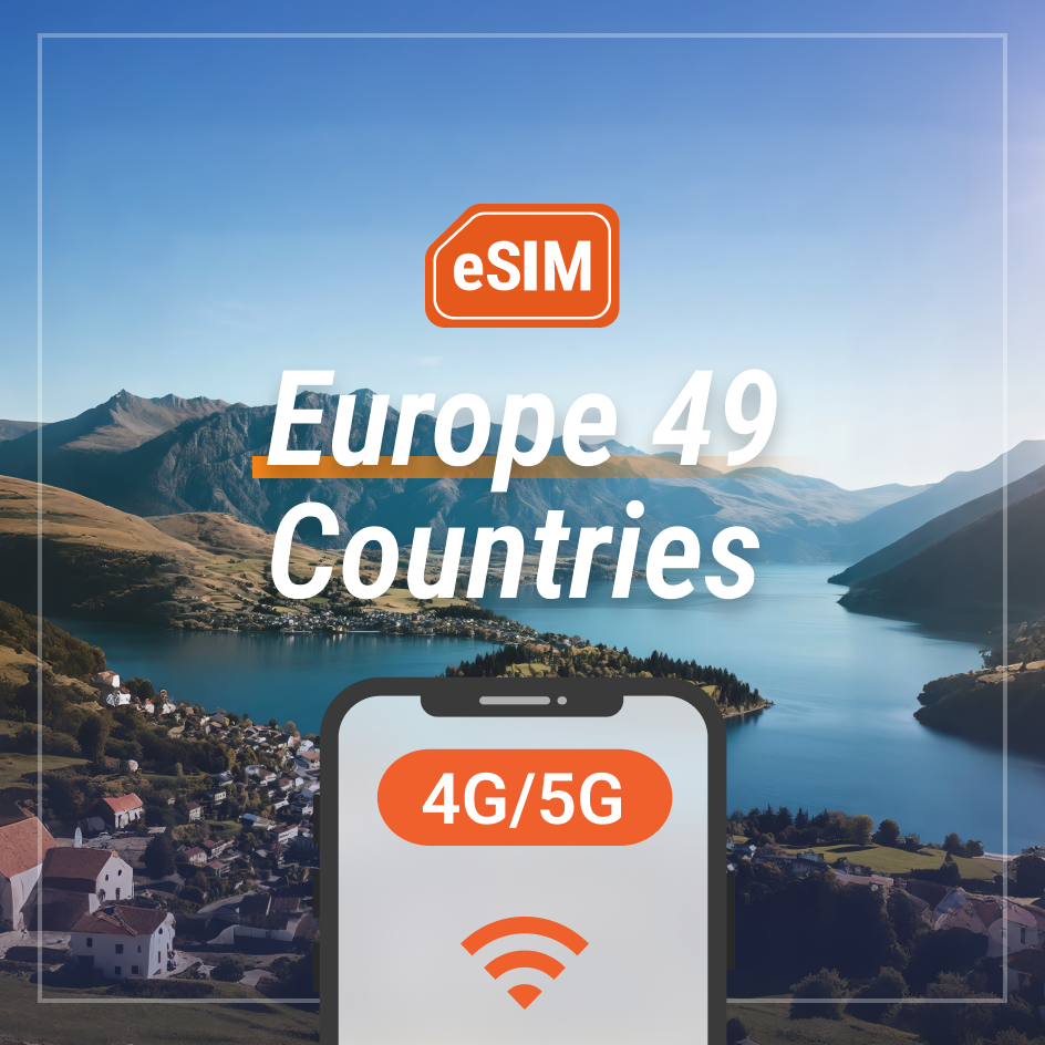 Europe 49 Countries | eSIM QR Code