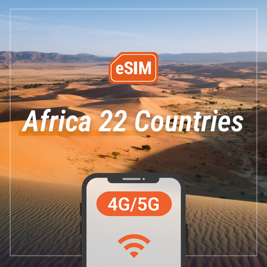 Africa 22 Countries | eSIM QR Code
