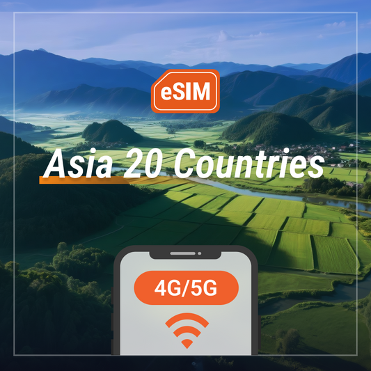Asia 20 Countries | eSIM QR Code