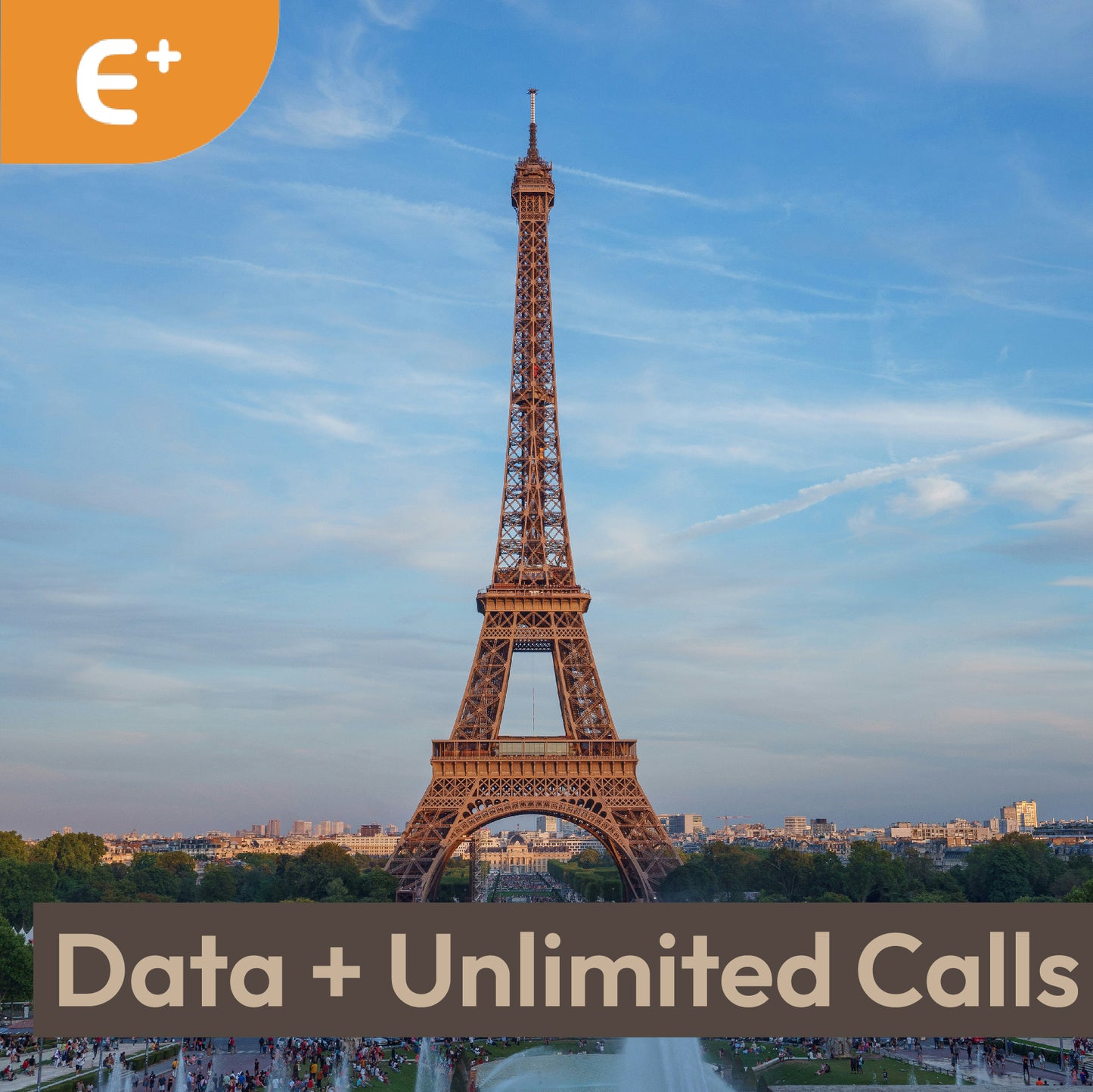 France Bougyues + Europe data + Unlimited Calls | eSIM QR Code