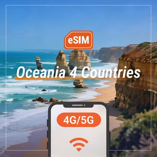 Oceania 4 Countries | eSIM QR Code