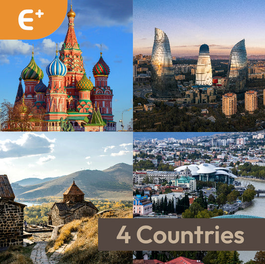 Caucasus Mountains 4 Countries | eSIM QR Code