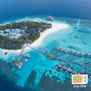 Carte SIM de données de voyage aux Fidji 1 Go 3 Go