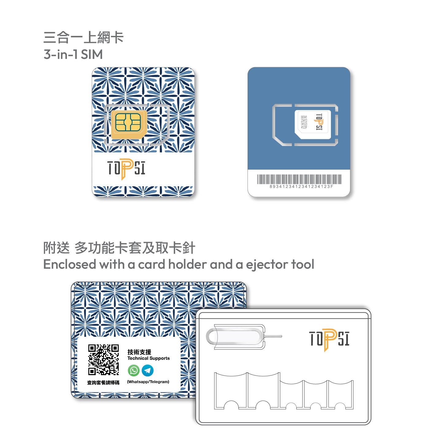 중국+홍콩+마카오 여행 데이터 SIM 카드