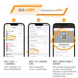 Chine+HK+Macao | Code QR eSIM